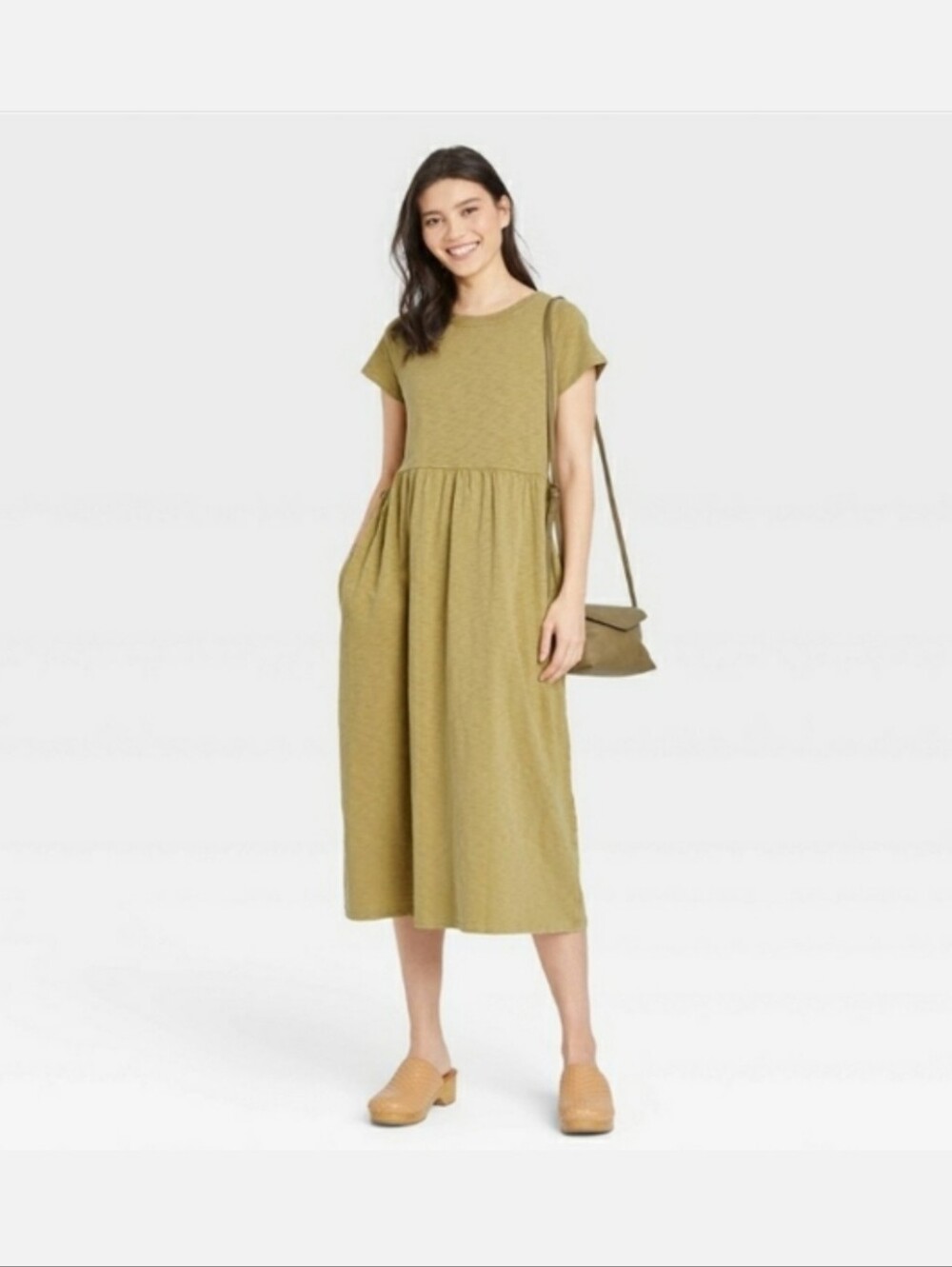 Universal Thread | Relaxed Olive Green Maxi Dress